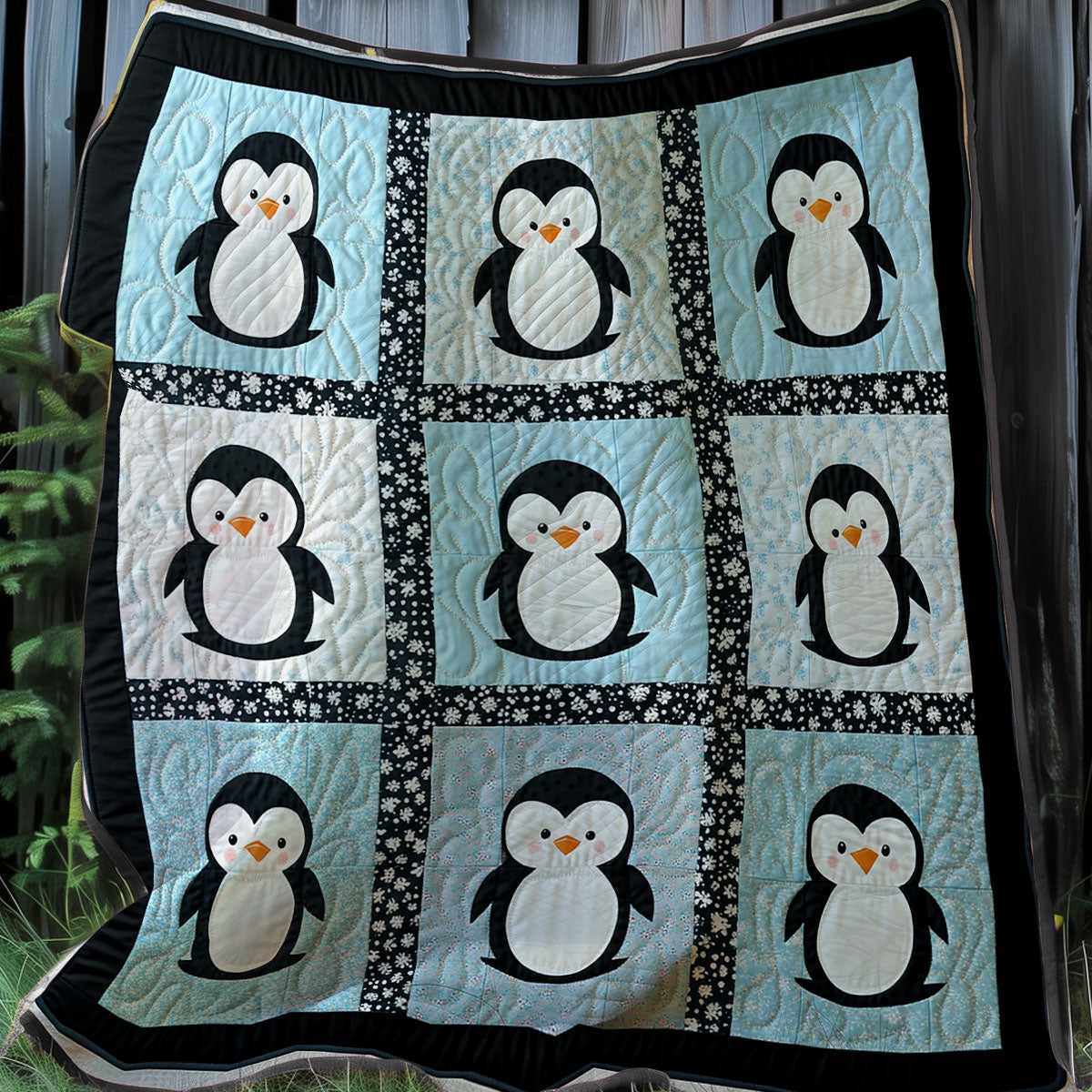 Baby Penguin Lovers XR0508028CL Quilt