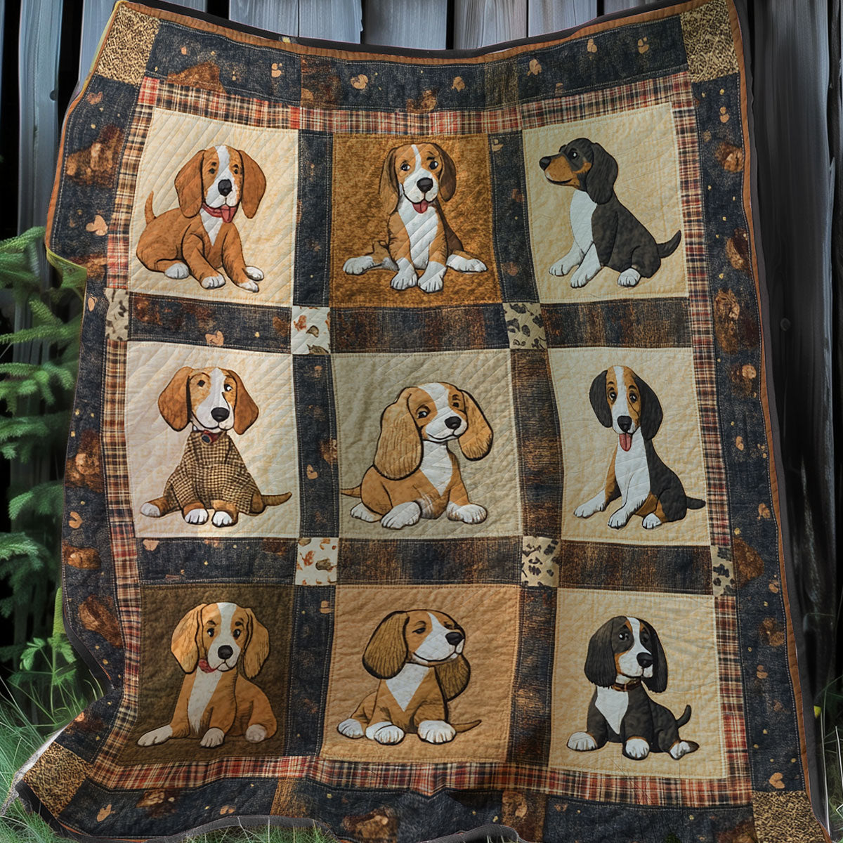 Baby Puppies XR0608020CL Quilt