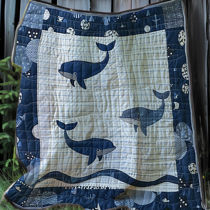 Baby Whales XR1107012CL Quilt