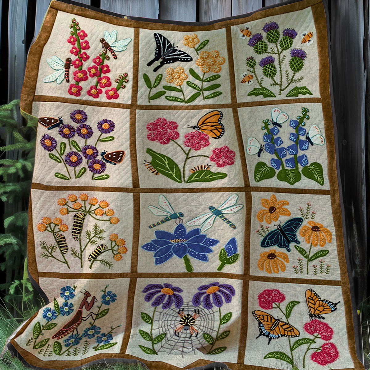 Beautiful Garden XR0207017CL Quilt