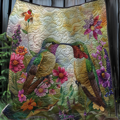 Beautiful Hummingbirds XR1507012CL Quilt