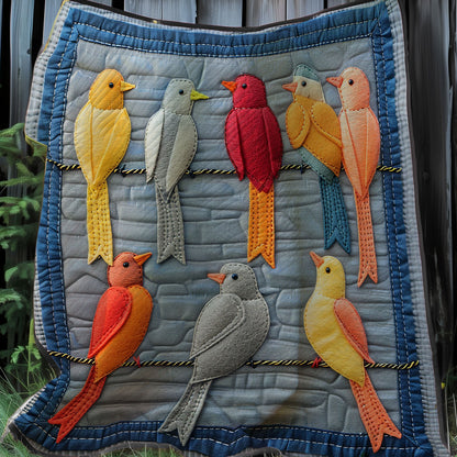 Bird Lovers XR1507014CL Quilt