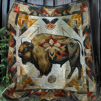 Bison Native American XR0807027CL Quilt