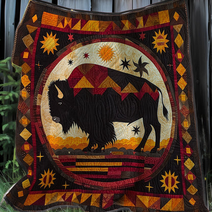 Bison Native American XR1007006CL Quilt