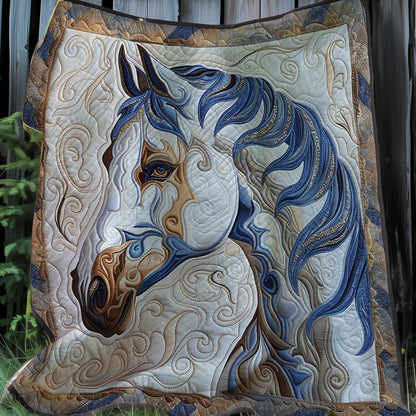 Blue Mane Horse XR1807007CL Quilt