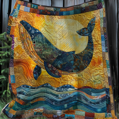 Blue Whale In The Sun XR2207014CL Quilt