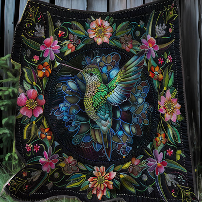 Bohemian Hummingbird XR0307001CL Quilt