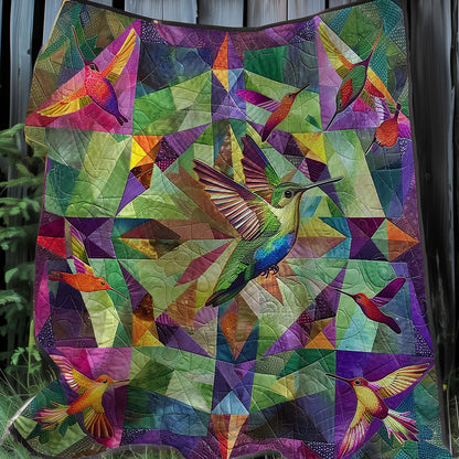 Bright Hummingbirds XR0207027CL Quilt