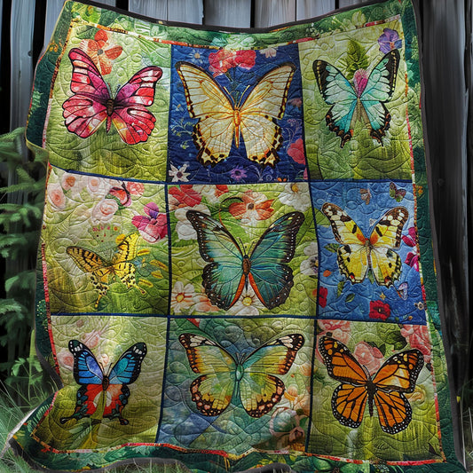 Butterfly Garden XR0107017CL Quilt