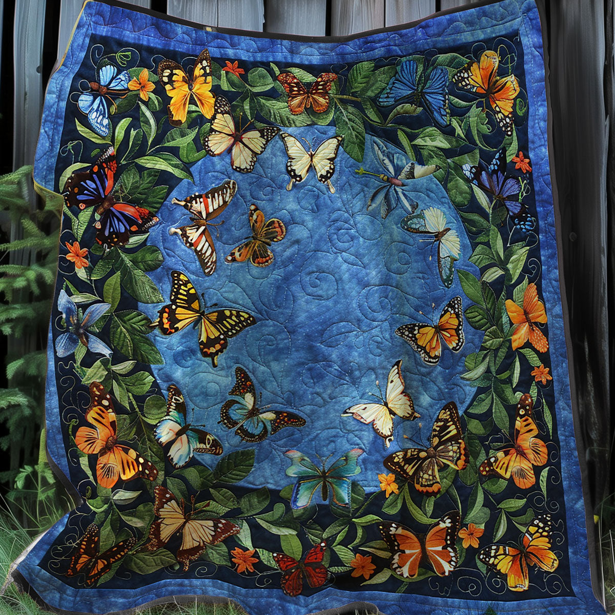 Butterfly Garden XR1307003CL Quilt