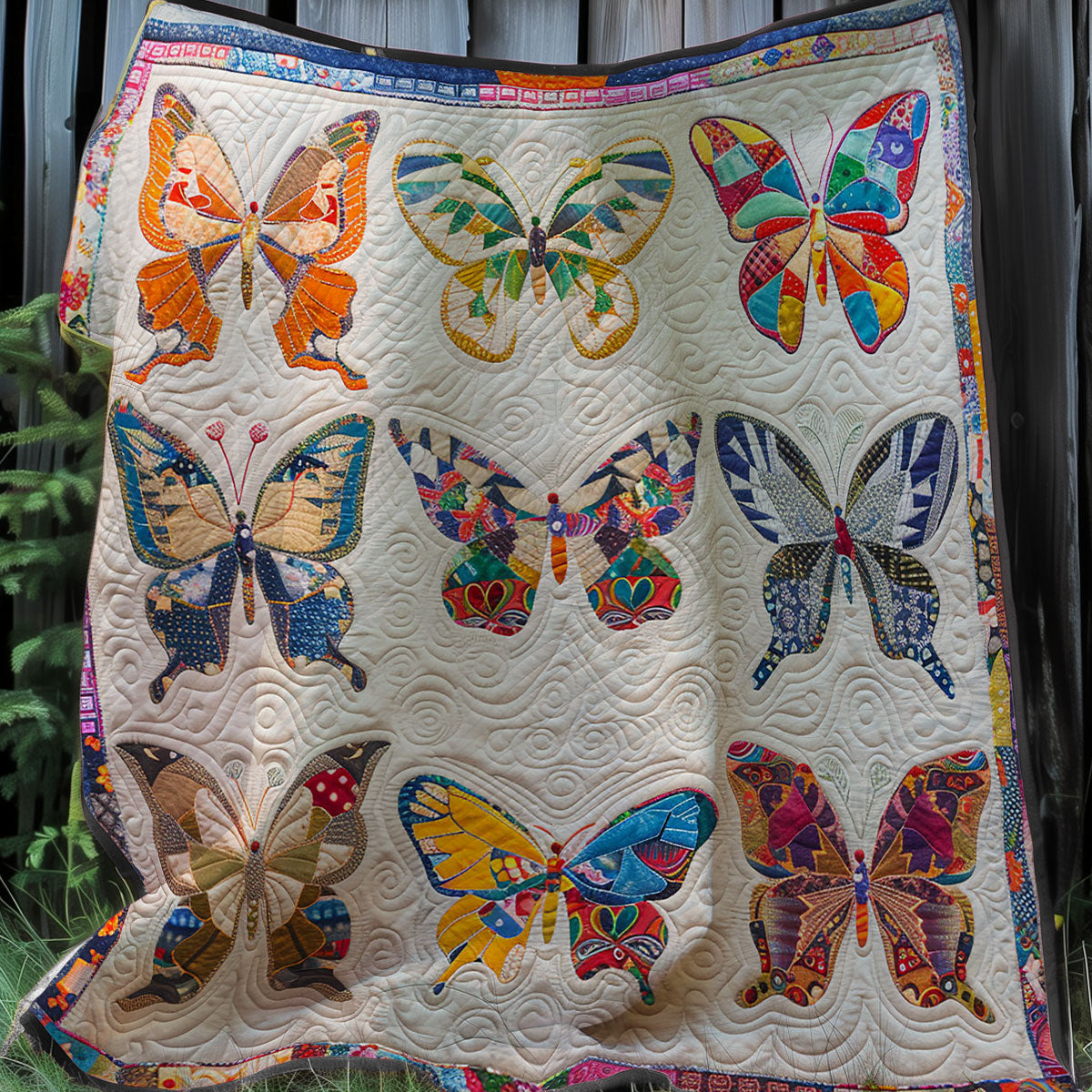 Butterfly Lovers XR0807023CL Quilt