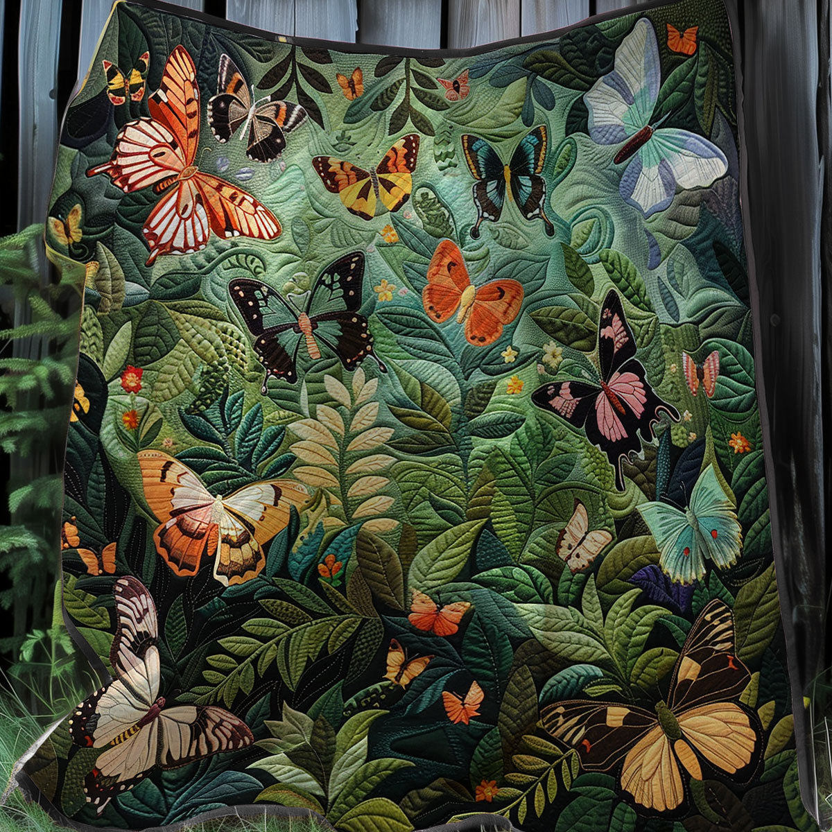 Butterfly Lovers XR1307006CL Quilt