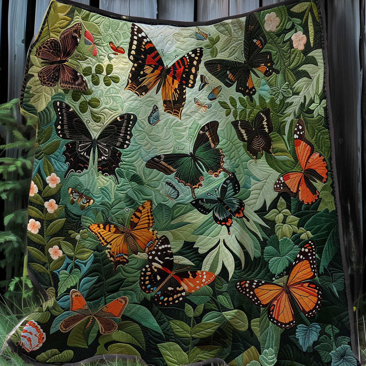 Butterfly Lovers XR1307007CL Quilt