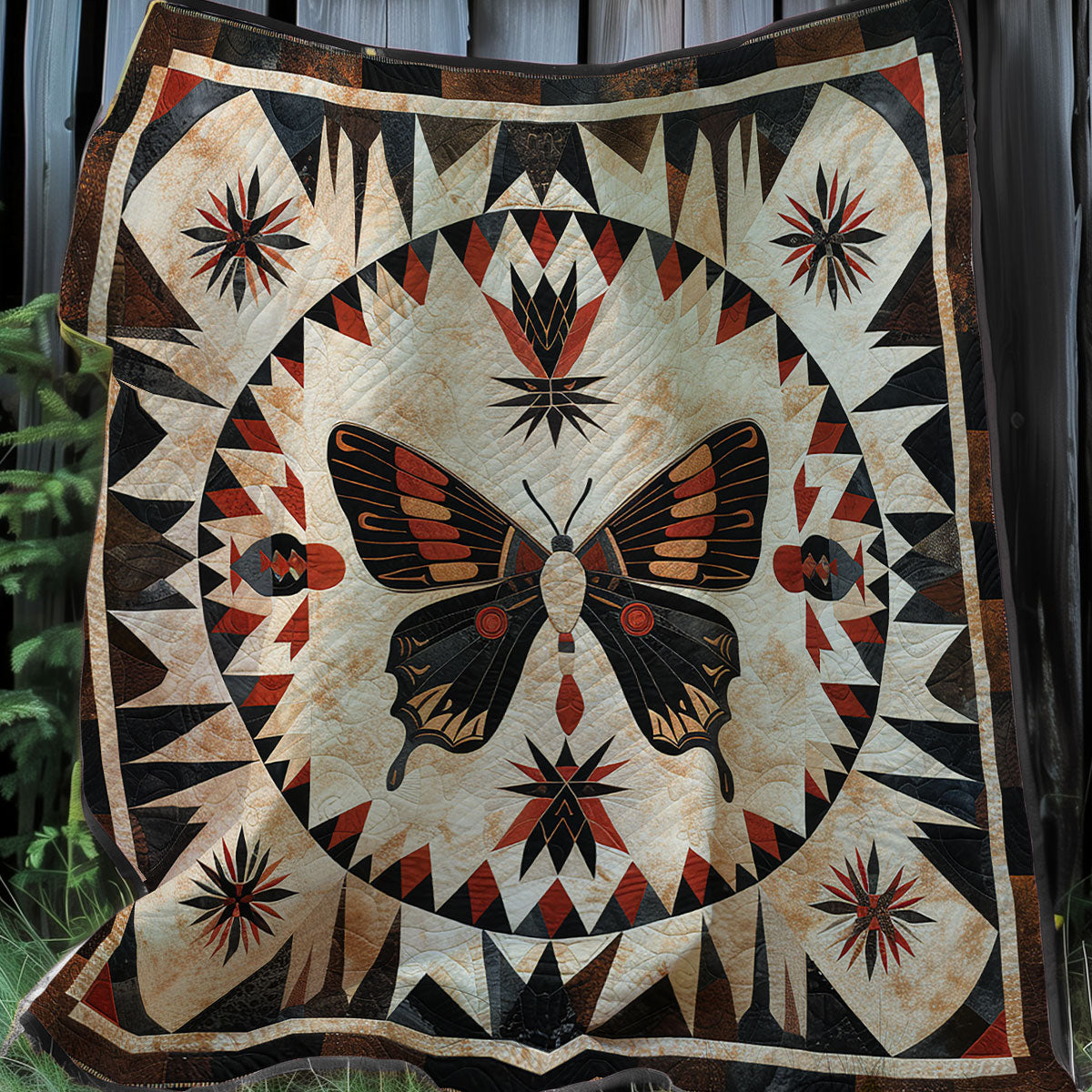 Butterfly Native XR0107012CL Quilt