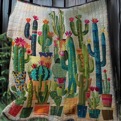 Cactus Garden XR2607027CL Quilt