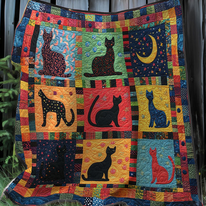 Cat And Moon XR0608050CL Quilt