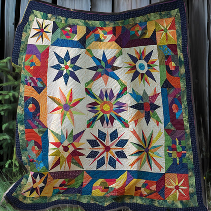 Colorful Stars XR1907006CL Quilt