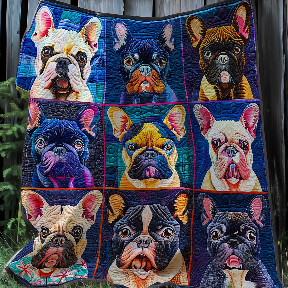 Cute French Bulldog XR0807015CL Quilt