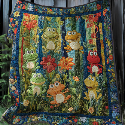 Cute Frogs XR0108001CL Quilt