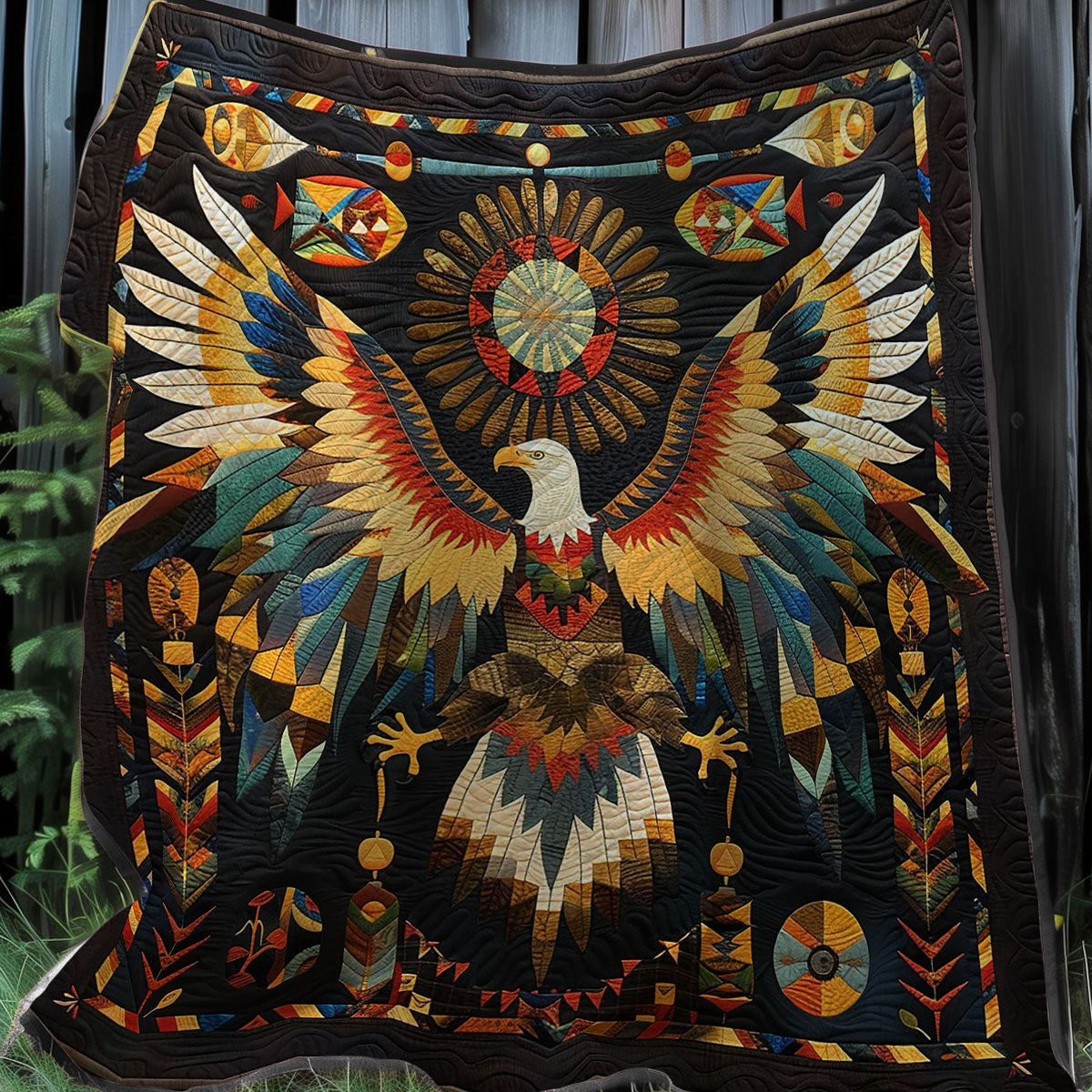 Eagle Native American XR0407002CL Quilt