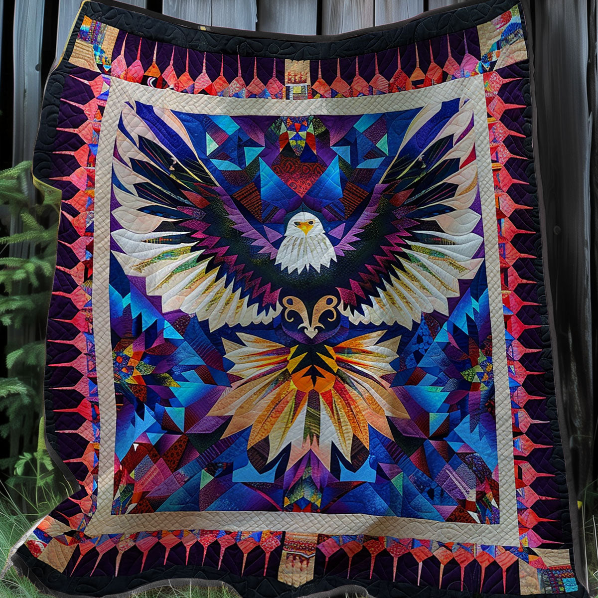 Eagle Native American XR0407009CL Quilt