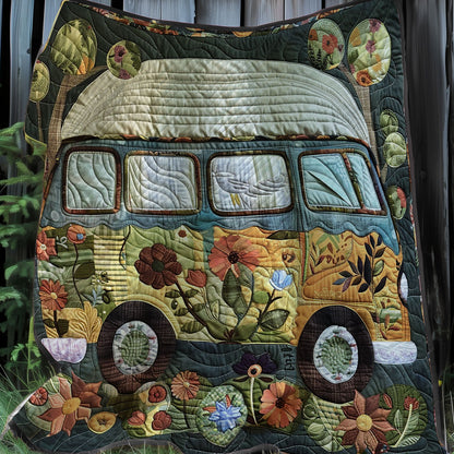 Floral Camper XR2207006CL Quilt