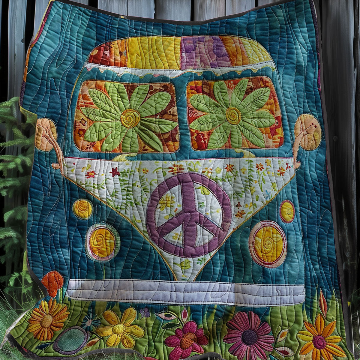 Floral Van XR2707011CL Quilt