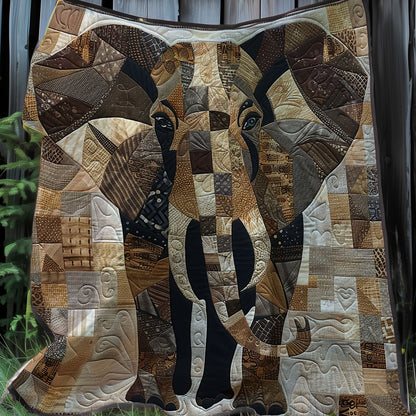 Forest Elephant XR2407027CL Quilt