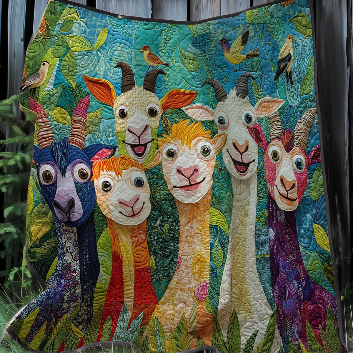 Funny Goats XR0208005CL Quilt