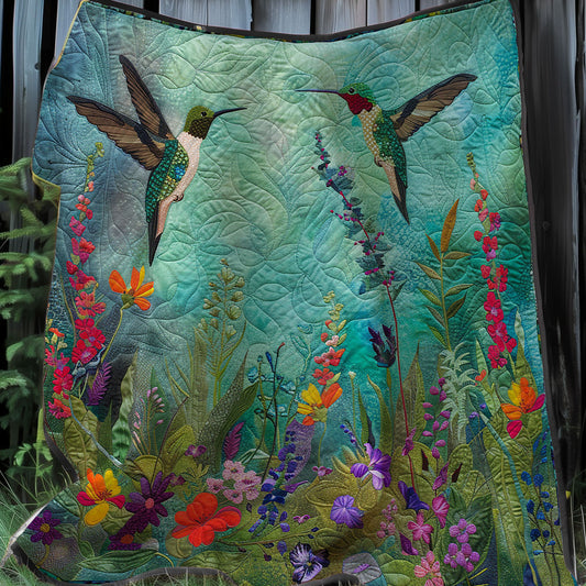 Garden Twin Hummingbird XR2407046CL Quilt