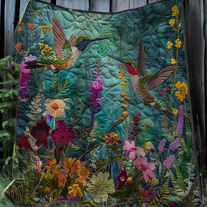 Green Garden Hummingbird XR2407047CL Quilt