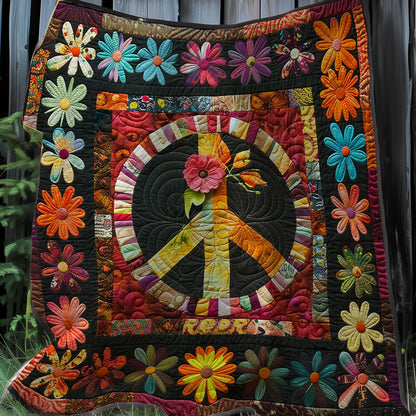 Groovy Peace XR2707007CL Quilt