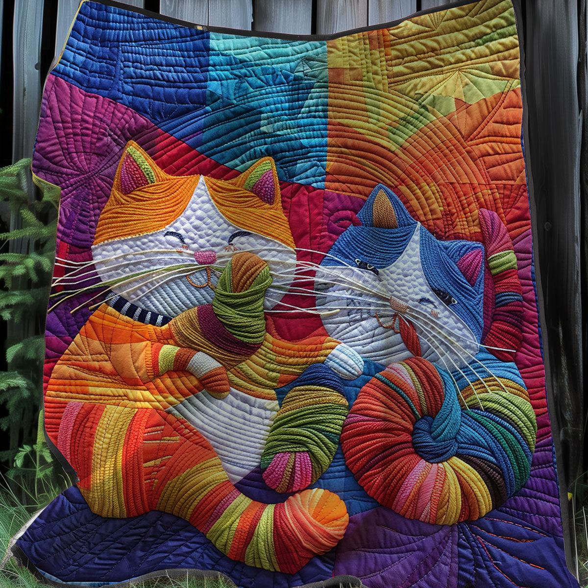 Happy Cats XR3007019CL Quilt