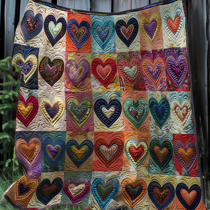 Hearts XR290610CL Quilt