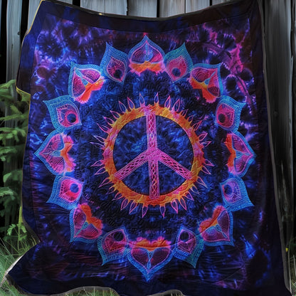 Hippie Peace XR1907015CL Quilt