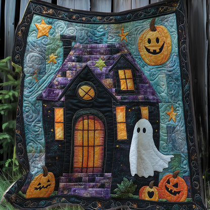 House With Ghost XR0108035CL Quilt