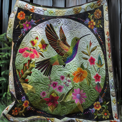 Humming And Flowers XR0507005CL Quilt