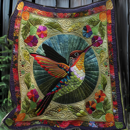 Humming And Flowers XR0507006CL Quilt