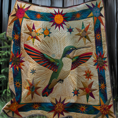 Hummingbird And Stars XR2007012CL Quilt