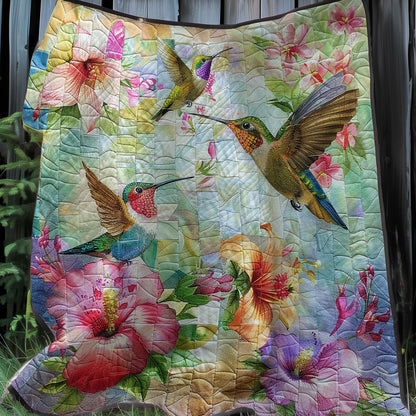 Hummingbird Lovers XR1007014CL Quilt