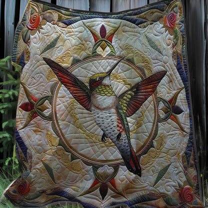 Hummingbird Mandala XR1707012CL Quilt