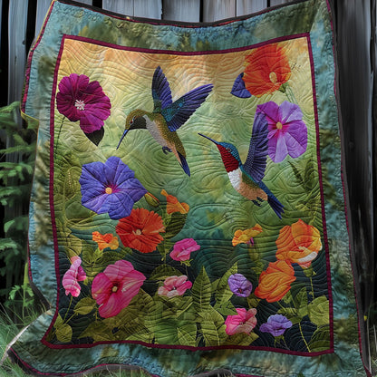 Hummingbirds XR1707003CL Quilt