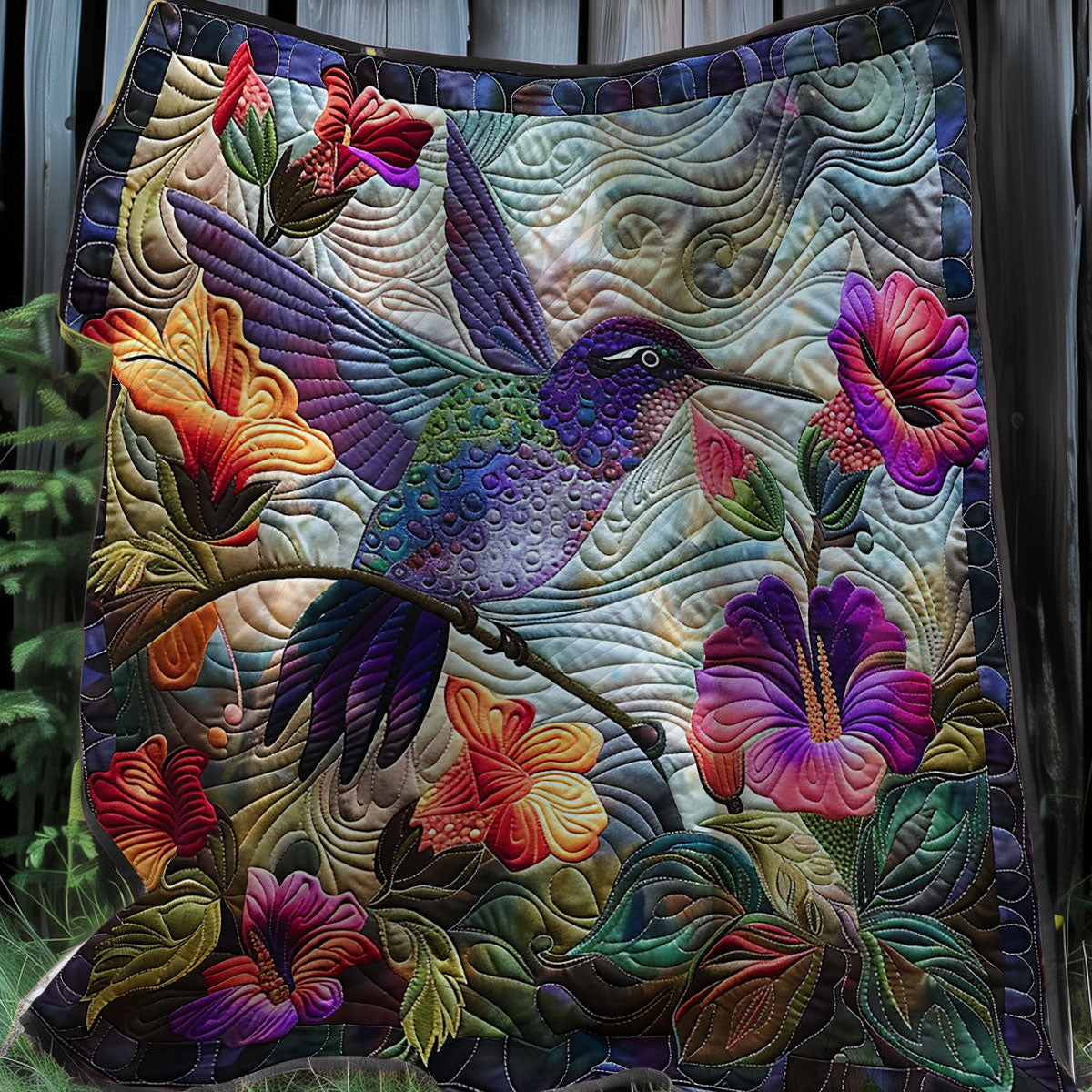 Love Hummingbird XR1007002CL Quilt