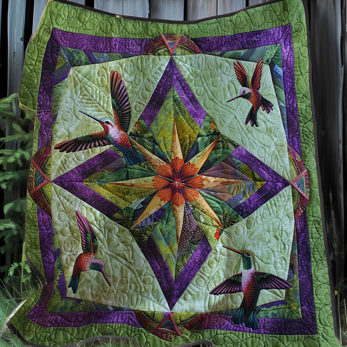 Love Hummingbirds XR0207028CL Quilt