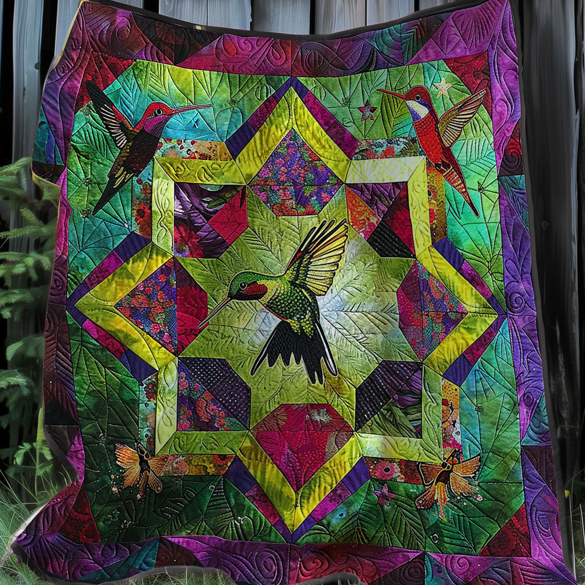 Love Hummingbirds XR0207030CL Quilt