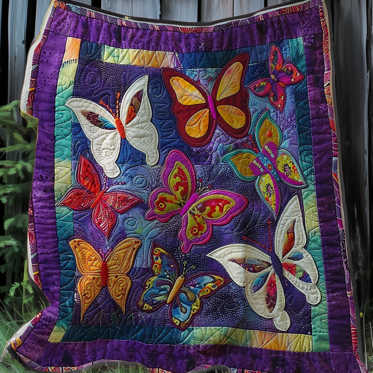 Magical Butterflies XR3007003CL Quilt