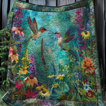 Magical Twin Hummingbird XR2407045CL Quilt