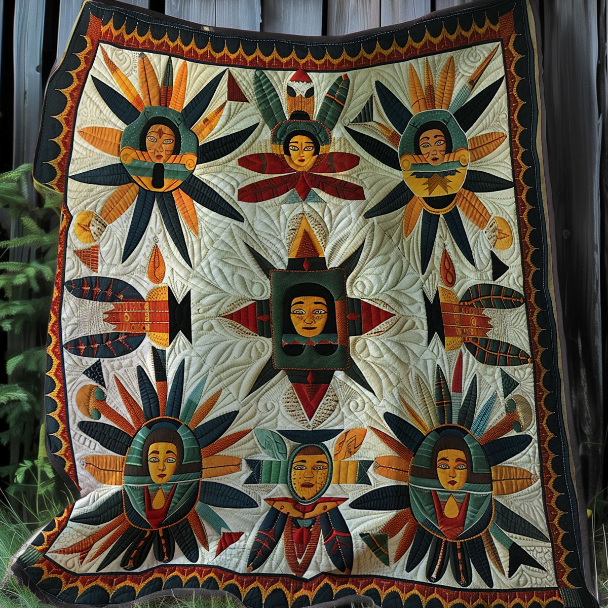 Native American XR0807006CL Quilt