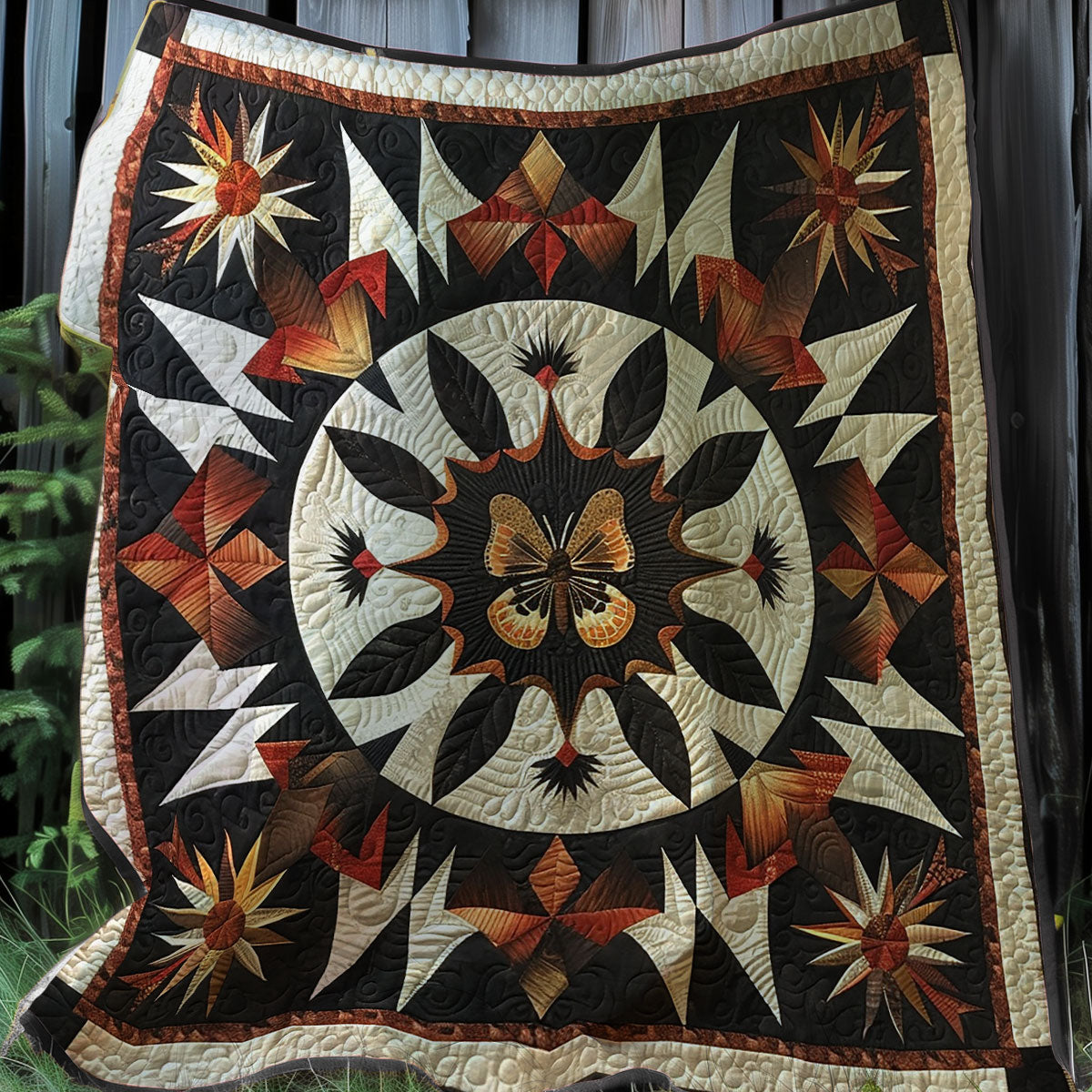 Native Butterfly XR0807024CL Quilt