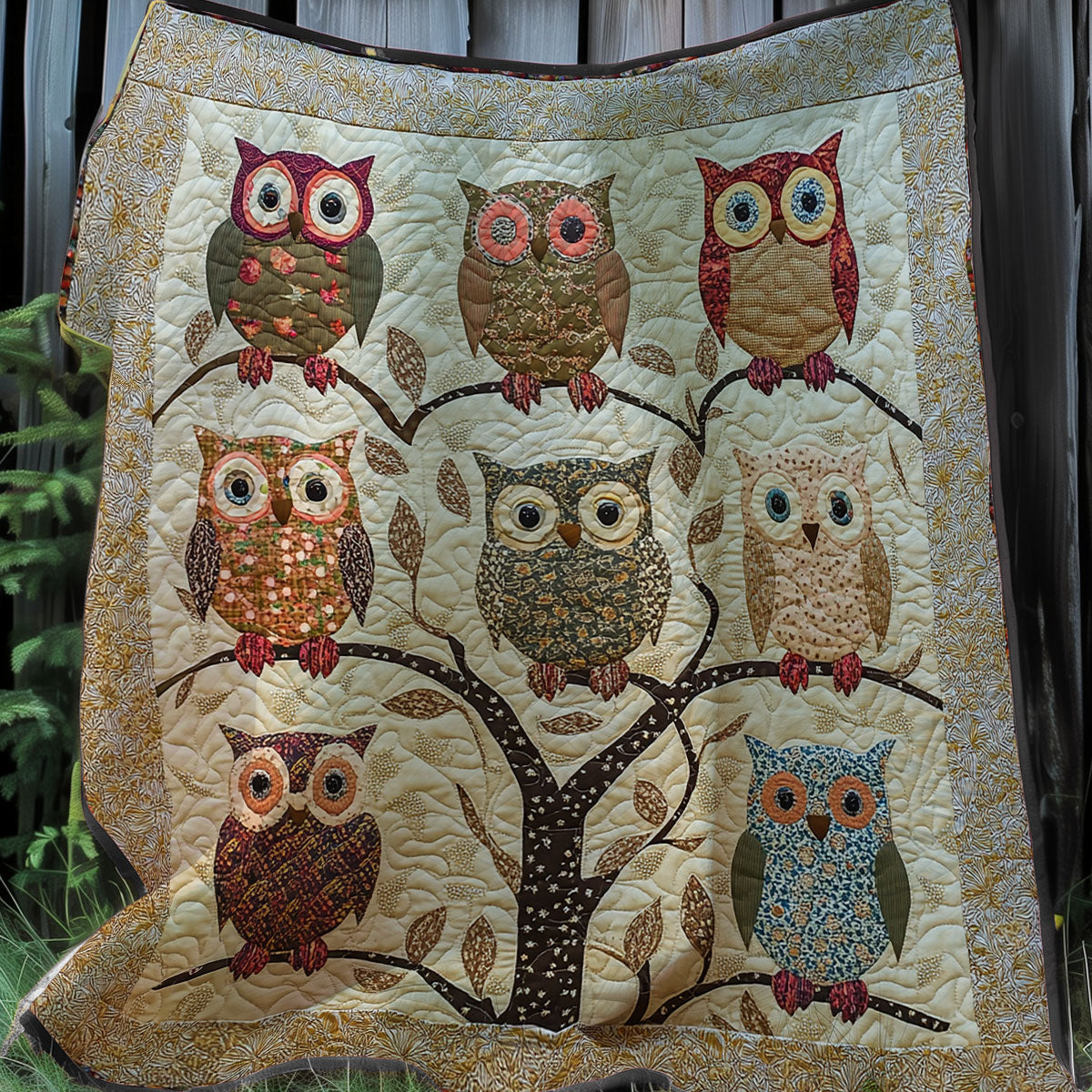 Owl Night XR0108006CL Quilt